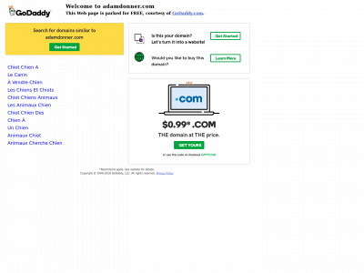 adamdonner.com snapshot