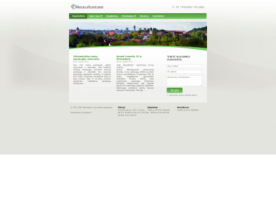 rezultatas.lt snapshot