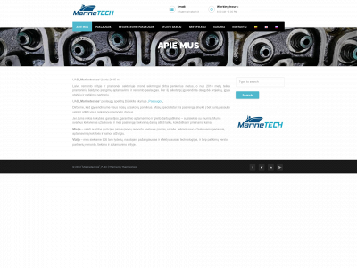 marinetech.lt snapshot