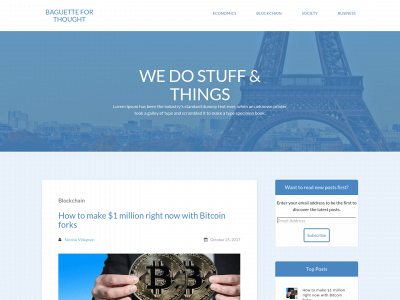 baguetteforthought.com snapshot