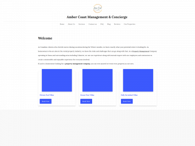 ambercoastmanagementdr.com snapshot