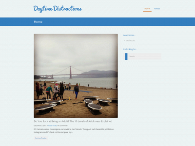 daytimedistractions.com snapshot