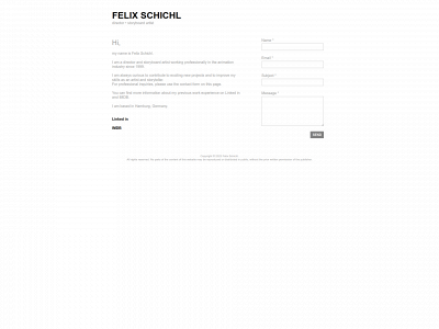 felixschichl.com snapshot