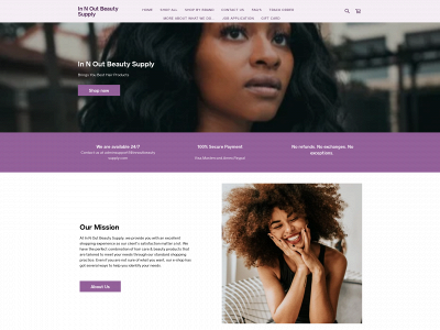 innoutbeautysupply.com snapshot