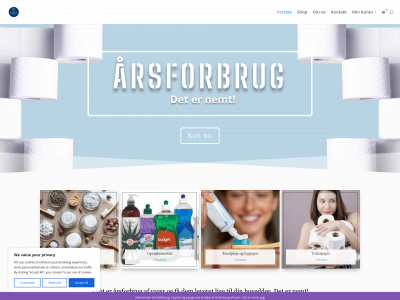 aarsforbrug.dk snapshot