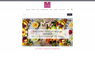 leanbellaskitchen.com snapshot