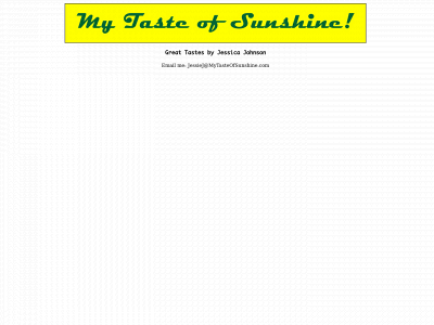 mytasteofsunshine.com snapshot