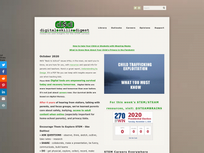 www.digitalskillsdigest.org snapshot