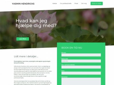 psykolog-hendricks.dk snapshot