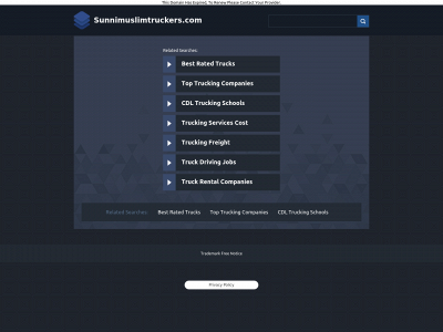 www.sunnimuslimtruckers.com snapshot