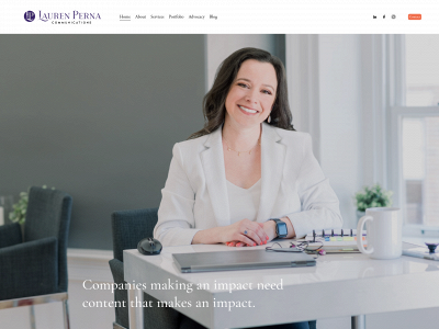 laurenperna.com snapshot