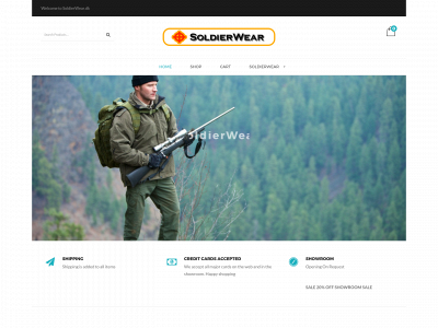 soldierwear.dk snapshot