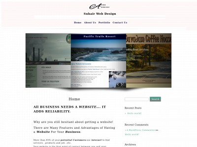 suhairwebdesign.com snapshot
