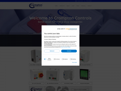 cromptoncontrols.com snapshot