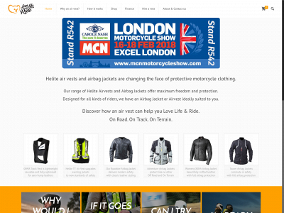 lovelifeandride.com snapshot