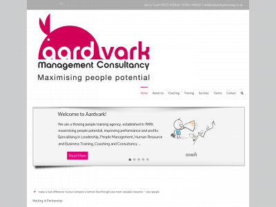 aardvarktraining.co.uk snapshot