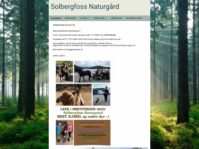 solbergfoss-naturgard.com snapshot