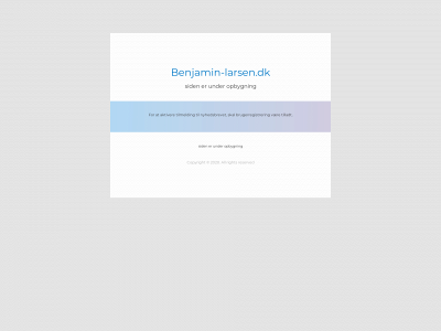 benjamin-larsen.dk snapshot