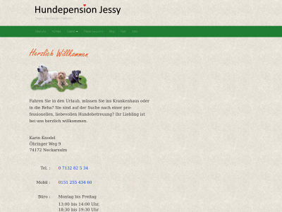 hundepension-jessy.de snapshot