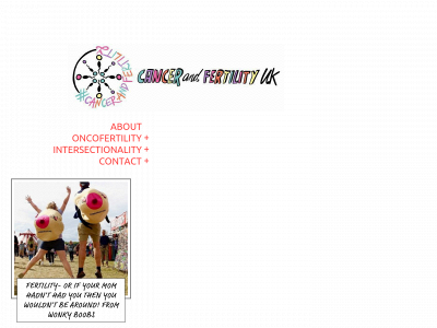 cancerandfertility.co.uk snapshot