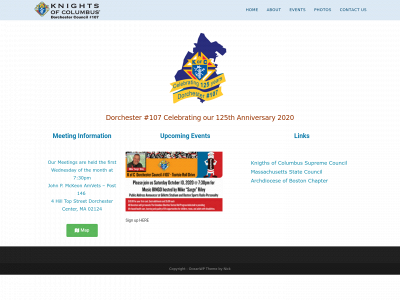 dorchesterkofc107.com snapshot