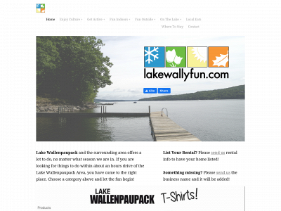 www.lakewallyfun.com snapshot