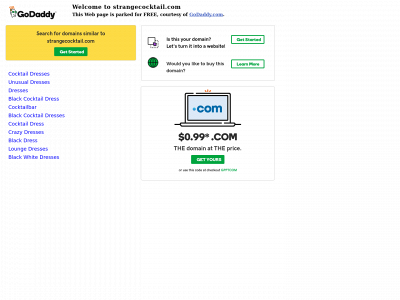 strangecocktail.com snapshot