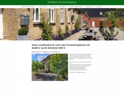 vestbirkforsamlingshus.dk snapshot