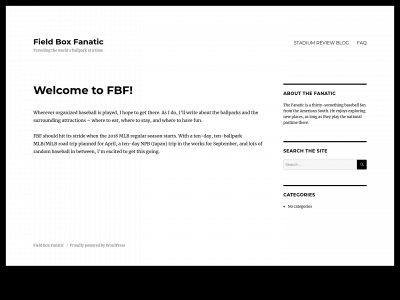 fieldboxfanatic.com snapshot