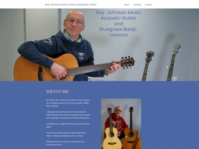 royjohnsonmusic.co.uk snapshot