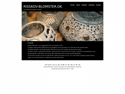 risskovblomster.dk snapshot