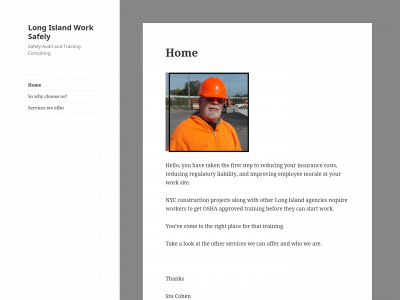 longislandworksafely.com snapshot