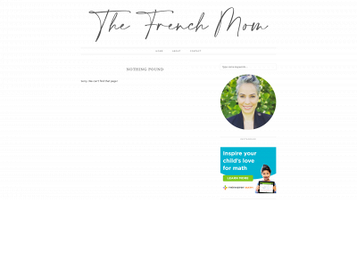 thefrenchmom.com snapshot