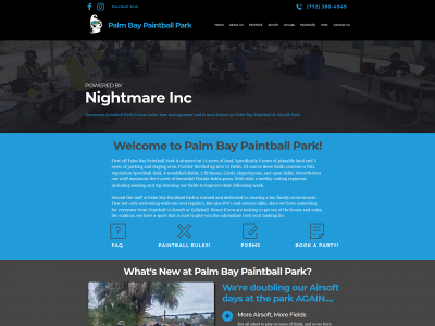 palmbaypaintballpark.com snapshot