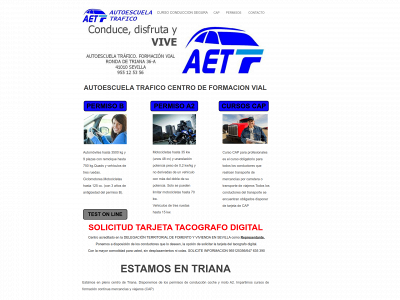 autoescuelatraficosevilla.es snapshot