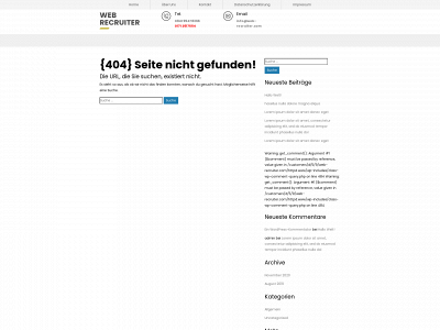 web-recruiter.com snapshot
