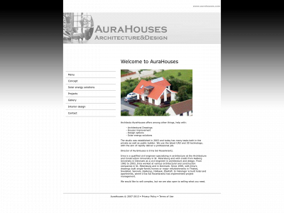 aurahouses.com snapshot