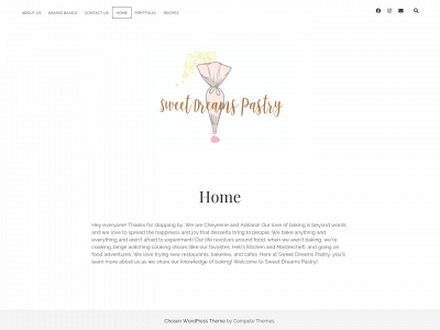 sweetdreamspastry.com snapshot