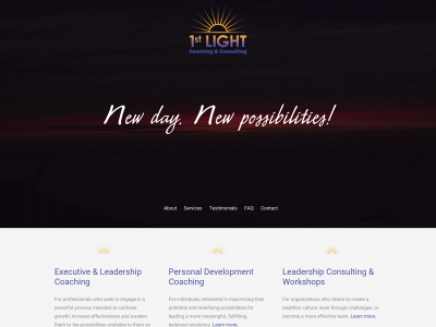 1stlightcoaching.com snapshot