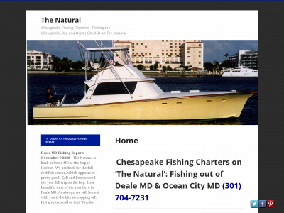 naturalcharters.com snapshot