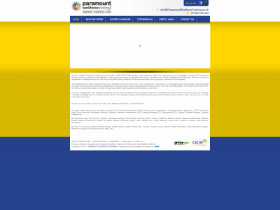 paramountworkforcetraining.co.uk snapshot
