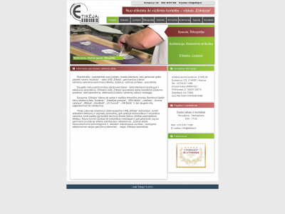 etikeja.lt snapshot