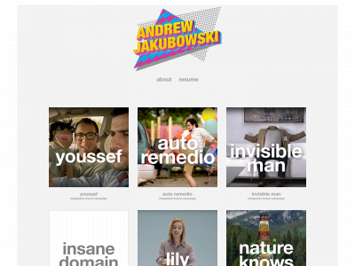 andrewjakubowski.com snapshot