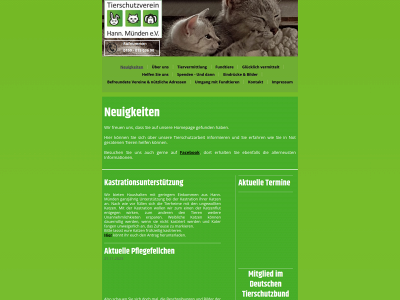 tierschutzverein-hmue.de snapshot