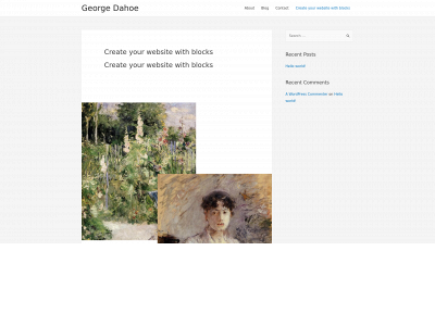 georgedahoe.com snapshot