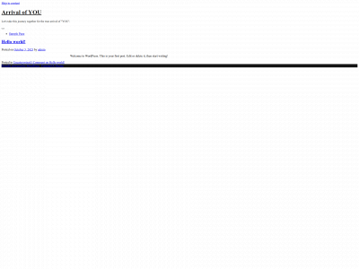 arrivalofyou.com snapshot