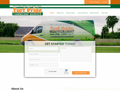 turfpridelawncare.com snapshot