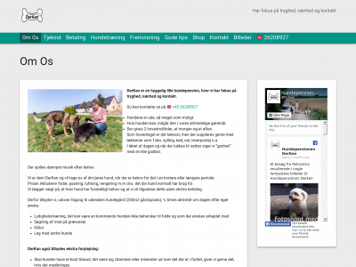 hundepensionen-derkan.dk snapshot