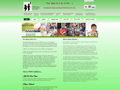kidsathome.ca snapshot