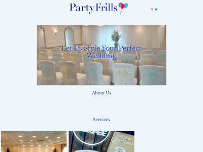 partyfrills.uk snapshot
